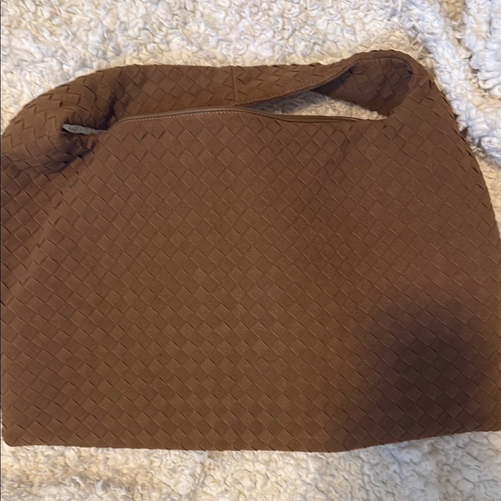 Brown Woven Women's Bag